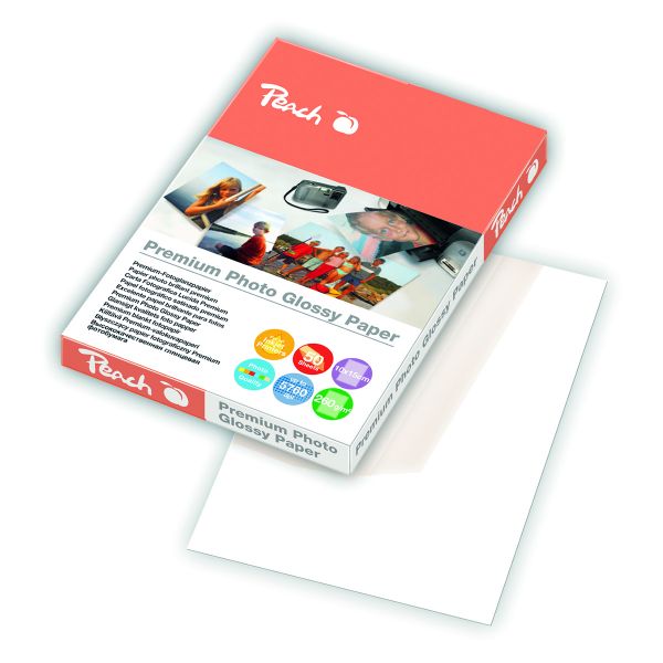 <b>Fotopapier</b> 10x15 cm, 260 g/m², 50 Blatt, hochglänzend, Peach PIP200-03
