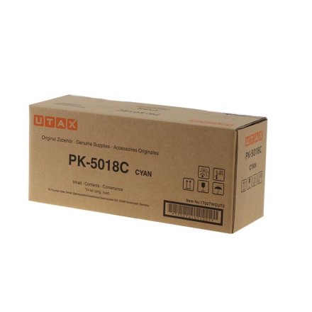 Original Utax PK-5018 C 1T02TWCUT0 Toner cyan (ca. 11.000 Seiten)