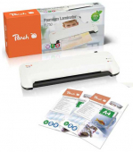  TOP-ANGEBOT! A4 Laminiergerät Peach PL750 inkl. Starterpack + 2x 25 DIN A4 Laminierfolien mit 80 Micron 