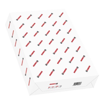 Kopierpapier Laser-Copy von Rebell Office, A4, 80 g/m², 500 Blatt, reinweiß