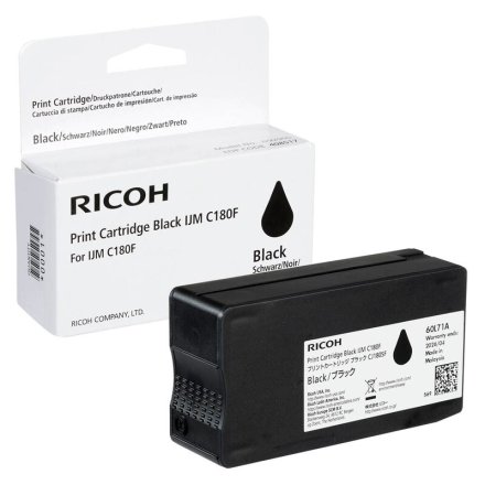 Original Ricoh 408517 IJM C180F Tintenpatrone schwarz (ca. 2.000 Seiten)