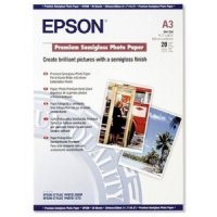 Fotopapier A3, 251 g/m², 20 Blatt, seidenglänzend, Epson S041334