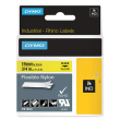  Original Dymo S0718090 18491 Farbband Nylon flexible schwarz auf gelb 