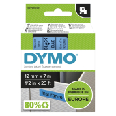  Original Dymo S0720560 45016 DirectLabel-Etiketten schwarz auf blau 