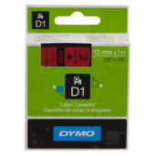  Original Dymo S0720570 45017 DirectLabel-Etiketten schwarz auf rot 