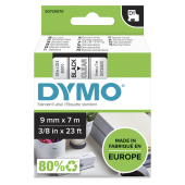  Original Dymo S0720670 40910 DirectLabel-Etiketten schwarz auf Transparent 