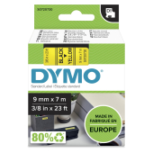  Original Dymo S0720730 40918 DirectLabel-Etiketten schwarz auf gelb 
