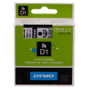  Original Dymo S0720820 45800 DirectLabel-Etiketten schwarz auf Transparent 