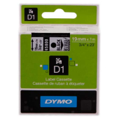  Original Dymo S0720820 45800 DirectLabel-Etiketten schwarz auf Transparent 