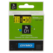  Original Dymo S0720880 45808 DirectLabel-Etiketten schwarz auf gelb 