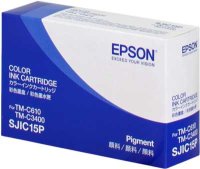 Original Epson C33S020464 SJIC15P Tintenpatrone cyan magenta gelb (ca. 7.500 Seiten)