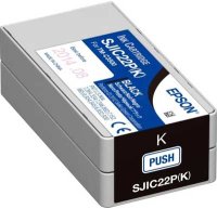 Original Epson C33S020601 SJIC22P-K Tintenpatrone schwarz (ca. 33 ml)