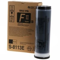 Original Riso S-8113E Tinte schwarz Doppelpack (ca. 1000 ml)