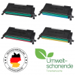  4 Toner von tintenalarm.de ersetzt Samsung CLT-K5082L, CLT-C5082L, CLT-M5082L, CLT-Y5082L 