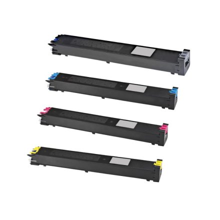 4 Toner von tintenalarm.de ersetzt Sharp MX-31GTBA, MX-31GTCA, MX-31GTMA, MX-31GTYA