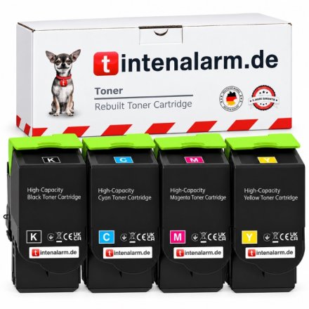 4 Toner von tintenalarm.de ersetzt Xerox 006R04364, 006R04365, 006R04366, 006R04367