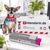  Toner von tintenalarm.de ersetzt Oki 43865722 magenta (ca. 8.000 Seiten) 