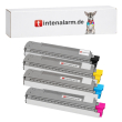  4 Toner von tintenalarm.de ersetzt Oki 44844505, 44844506, 44844507, 44844508 