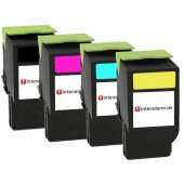  4 Toner von tintenalarm.de ersetzt Lexmark 70C2HK0, 70C2HC0, 70C2HM0, 70C2HY0 