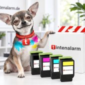  4 Toner von tintenalarm.de ersetzt Lexmark 70C2HK0, 70C2HC0, 70C2HM0, 70C2HY0 