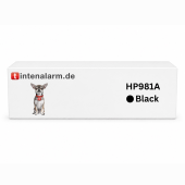  Druckerpatrone von tintenalarm.de ersetzt HP 981A, J3M71A Tintenpatrone schwarz (ca. 6.000 Seiten) 