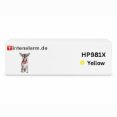 Druckerpatrone von tintenalarm.de ersetzt HP 981X, L0R11A Tintenpatrone yellow (ca. 10.000 Seiten) 