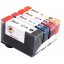  4 Druckerpatronen von tintenalarm.de ersetzt Canon BCI-3 EBK und BCI-3/BCI-6 C,M,Y 