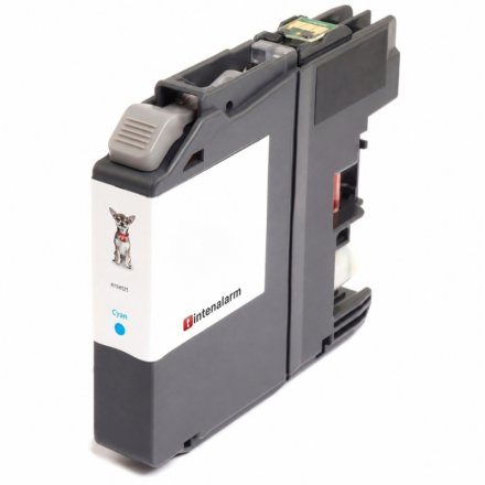Druckerpatrone von tintenalarm.de ersetzt Brother LC-3213C cyan (ca. 400 Seiten)