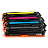  4 Toner von tintenalarm.de ersetzt HP CF360X, CF361X, CF362X, CF363X 