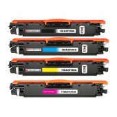  4 Toner von tintenalarm.de ersetzt HP CF350A, CF351A, CF352A, CF353A 