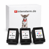  3 XL Druckerpatronen von tintenalarm.de ersetzt HP 300XL, CC641EE und CC644EE (2x schwarz, 1x color) 