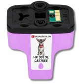  XL Druckerpatrone von tintenalarm.de ersetzt HP 363 XL, C8775EE magenta hell (ca. 560 Seiten) 