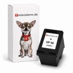 Druckerpatrone von tintenalarm.de ersetzt HP 56, C6656AE schwarz (ca. 520 Seiten)