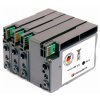  4 Druckerpatronen von tintenalarm.de ersetzt HP 711 - CZ130A, CZ131A, CZ132A, CZ133A 