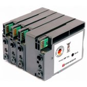  4 Druckerpatronen von tintenalarm.de ersetzt HP 711 - CZ130A, CZ131A, CZ132A, CZ133A 