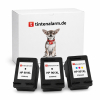  3 Druckerpatronen von tintenalarm.de ersetzt HP 901 XL, SD519AE (2x schwarz, 1x color) 