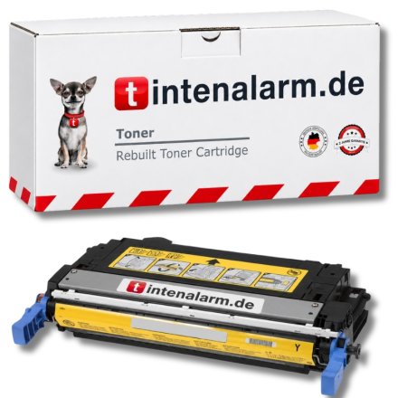 Toner von tintenalarm.de ersetzt HP Q5952A 643A gelb (ca. 10.000 Seiten)