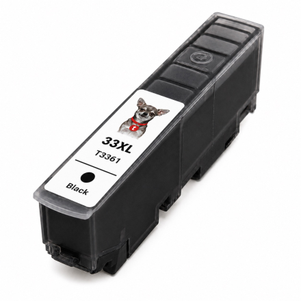 XL Druckerpatrone von tintenalarm.de ersetzt Epson 33XL - T3361, C13T33614012 schwarz (Foto) (ca. 650 Seiten)