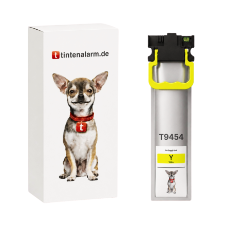Druckerpatrone von tintenalarm.de ersetzt Epson T9454 - C13T945440 gelb (ca. 5.000 Seiten)