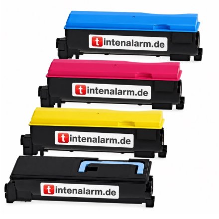 4 Toner von tintenalarm.de ersetzt Kyocera TK-540K, TK-540C, TK-540M, TK-540Y