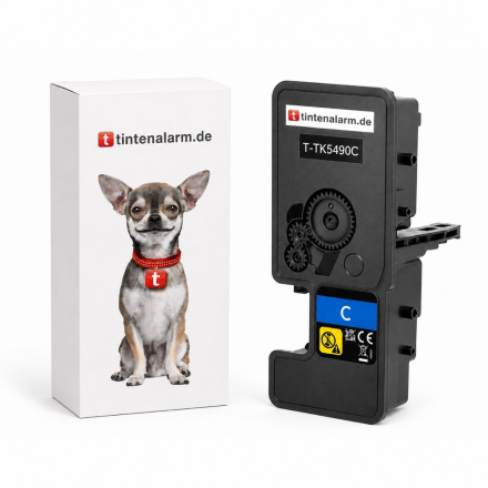 Toner von tintenalarm.de ersetzt Kyocera TK-5490C 1T0C22CNL1 cyan (ca. 2.400 Seiten)