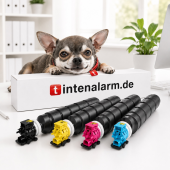  4 Toner von tintenalarm.de ersetzt Kyocera TK-8525K, TK-8525C, TK-8525M, TK-8525Y 