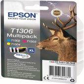  Original Epson T1306 C 13 T 13064012 Tintenpatrone MultiPack C,M,Y XL 