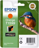  Original Epson C13T15994010 T1599 Tintenpatrone orange (ca. 1.200 Seiten) 