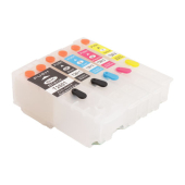  5 leicht befüllbare Auto-Reset-Patronen für Epson T2601, T2611, T2612, T2613, T2614 