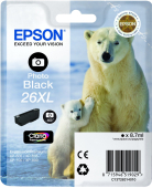  Original Epson C13T26314010 26 XL Tintenpatrone schwarz foto High-Capacity XL (ca. 400 Seiten) 