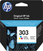  Original HP 303, T6N01AE Tintenpatrone color (ca. 165 Seiten) 