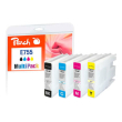  4 XL Druckerpatronen von Peach ersetzt Epson T7551, T7552, T7553, T7554 