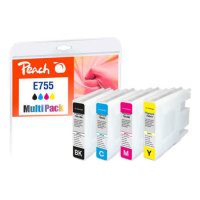 4 XL Druckerpatronen von Peach ersetzt Epson T7551, T7552, T7553, T7554