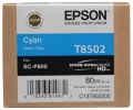 Original Epson C13T850200 T8502 Tintenpatrone cyan (ca. 80 ml) 